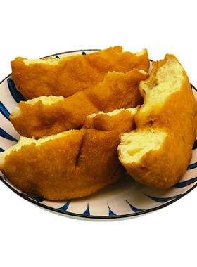 甘肃平凉手工油饼特色美食小吃