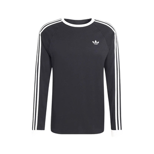 adidas阿迪达斯三叶草2026春男美式复古风棉质运动长袖T恤KE3546