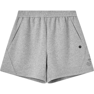 CHINISM丨空气层运动短裤男2026年新款春黑色弹性户外宽松休闲裤