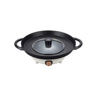 贵州烙锅家用插电烙锅罗锅多功能火锅烧烤一体锅边洋芋煎炸不粘锅