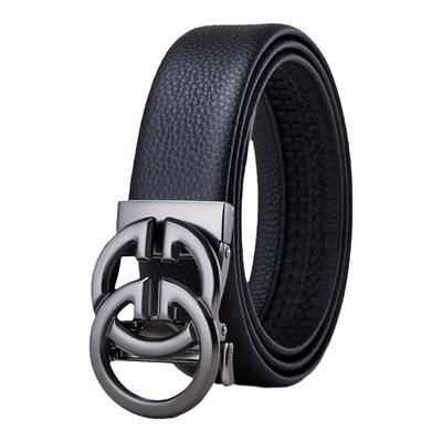 正品法莱阿玛尼皮带真皮名牌百搭