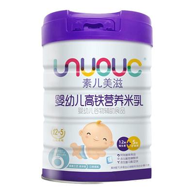 6个月婴幼儿钙铁锌米乳罐装450g