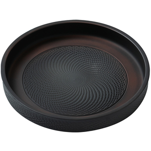 紫陶壶承跳刀干泡盘壶托养壶垫储水复古茶壶茶杯小茶台沥水盘果盘