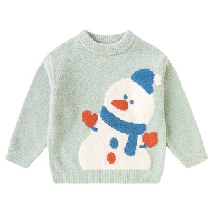 嘟嘟家儿童毛衣男童女童衣服宝宝冬季长袖女宝上衣婴儿秋冬童装