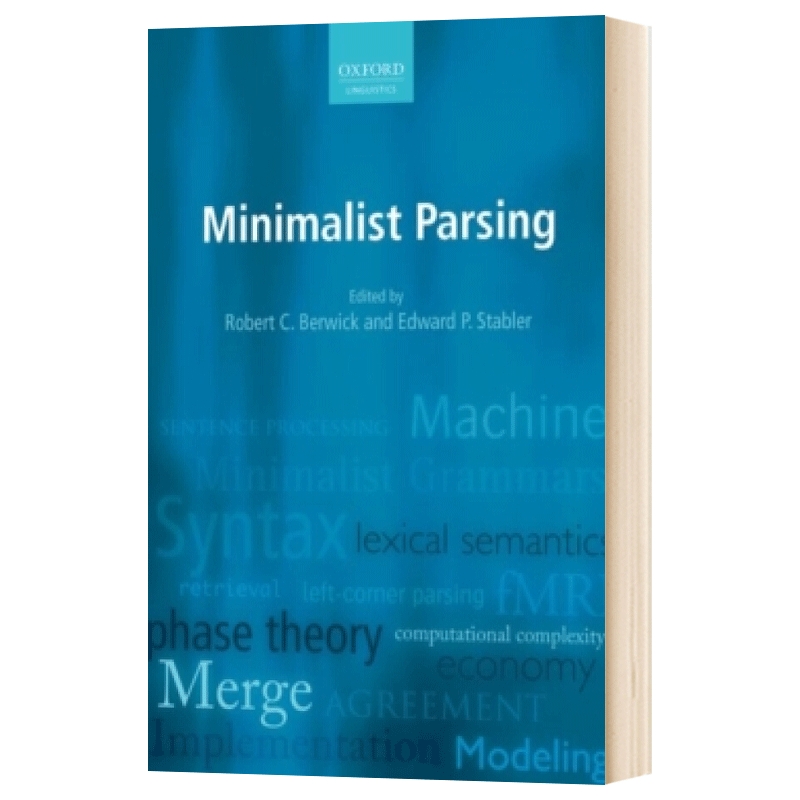 英文原版 Minimalist Parsing  极简主义解析 英文版
