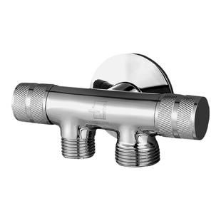 潜水艇一进二出水龙头家用洗衣机一分二龙头4分6分双用水嘴角阀