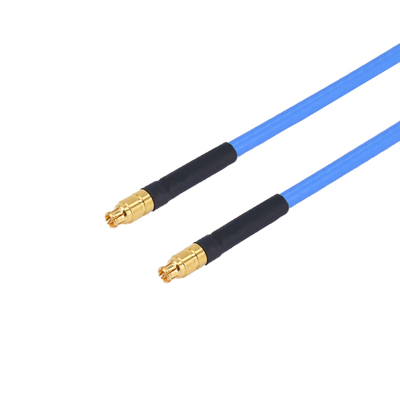 谷波互连SSMP(GPPO)-SSMP射频连接线RG405柔性测试电缆组件DC-40G