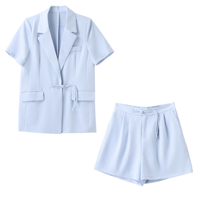 西装短裤套装女2026年春季新款