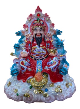 沈万三财神爷九龙神像文财神柴荣