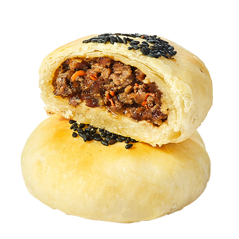 糖师爷麻辣黑椒藤椒牛肉饼手工香酥老上海特色酥饼手作香酥月饼