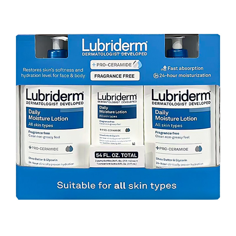 lubriderm家庭装滋润保湿身体乳