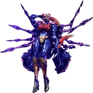 变形玩具 TransArt Toys TA BWM-08 金属变体 黑寡妇 蜘蛛勇士