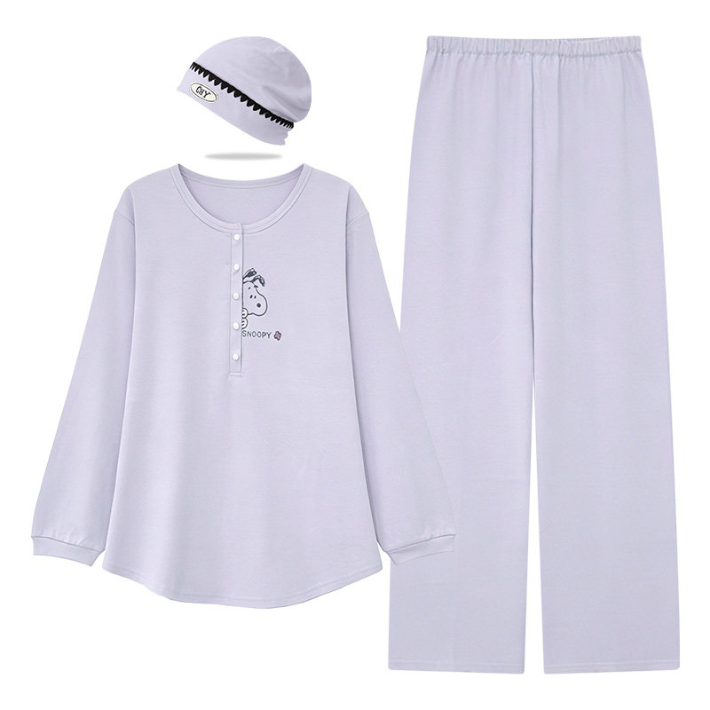 带胸垫-附帽月子服a类