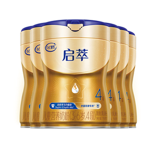 飞鹤启萃顶量SN-2DHA8种HMOs婴儿配方奶粉4段750g6罐