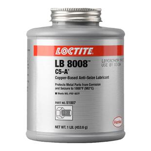 德国汉高Loctite乐泰LB8008 8009 8150银基抗咬合剂铜基防咬合剂耐高温镍基防卡防磨螺栓螺纹润滑剂