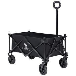 camel户外露营聚拢手推车折叠野餐营地车大容量旅行拉车儿童可躺