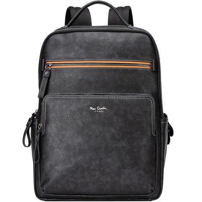 皮尔卡丹双肩包时尚潮流电脑背包