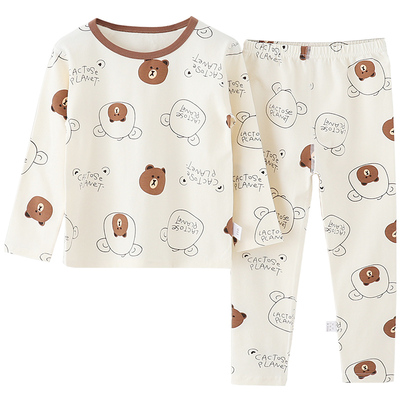 A类纯棉儿童家居服宝宝秋衣套装