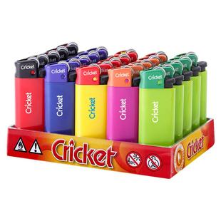 cricket草蜢正品迷你短款防爆进口订做印字滑轮一次性砂轮打火机