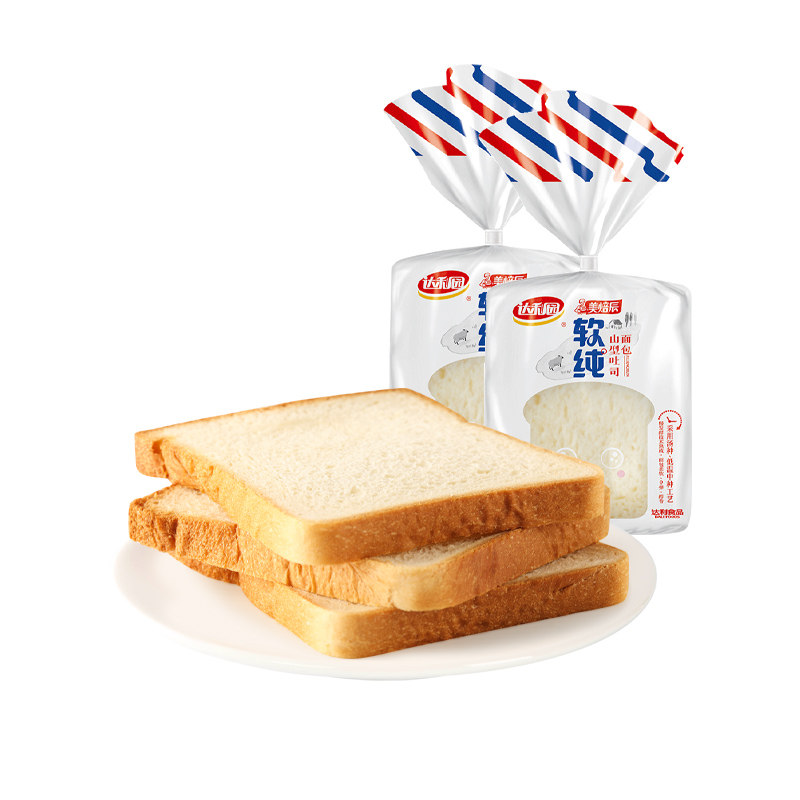 9天短保.达利园美焙辰汤熟吐司面包切片三明治专用早餐食品商用