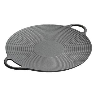 烤盘户外烤肉盘卡式炉露营家用煎烤韩式铁板烧盘电磁炉铸铁烧烤盘