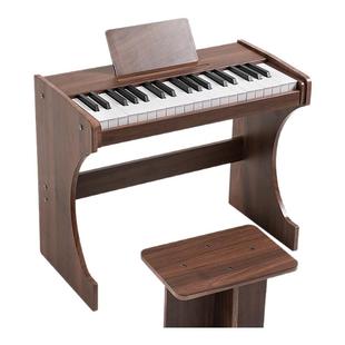 贝多辰木质37键小钢琴儿童初学男女孩宝宝启蒙玩具礼物迷你电子琴