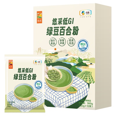 中粮悠采低GI绿豆百合粉