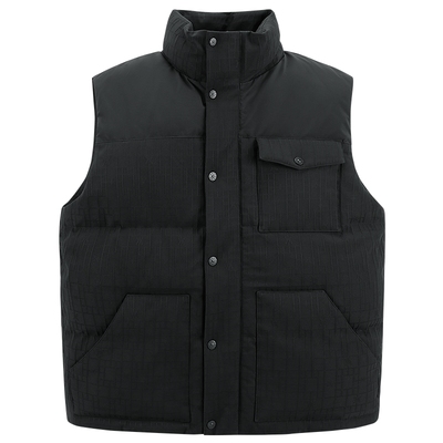 【商场同款】太平鸟男装 2025年冬季新款黑色羽绒马甲B1AGF4433