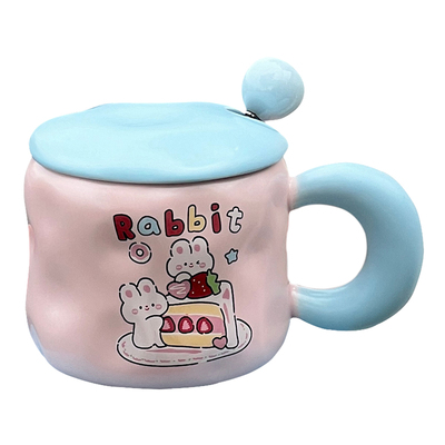 陶瓷生日礼物送女生撞色马克杯