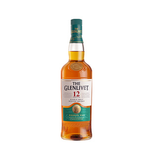 Glenlivet/格兰威特12年双桶700ml 苏格兰单一麦芽威士忌进口洋酒