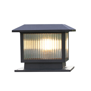 太阳能柱头灯大门两侧别墅庭院户外柱子灯室外防水围墙院墙门柱灯