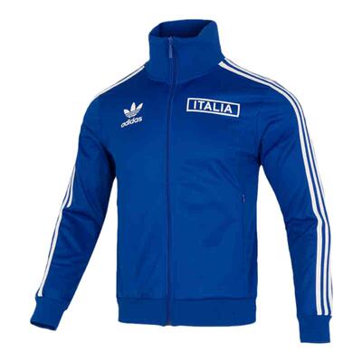 阿迪达斯三叶草男子外套足球运动服立领夹克训练衣IU2122 IU2136