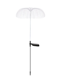 太阳能庭院灯光纤水母灯户外防水景观灯插地草坪灯花园别墅装饰灯