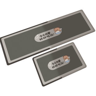 厨房地垫软硅藻泥专用防滑防油防水加厚脚垫耐脏免洗可擦地面全铺