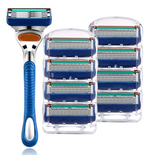 德国通用锋5手动剃须刀刮胡刀五层刀片德国男士刨胡刮脸刀头刀柄