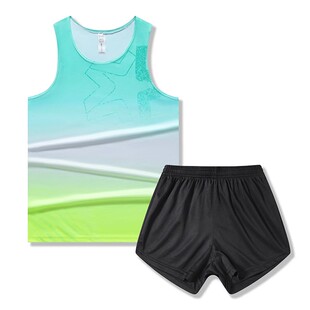 田径服男女儿童款体育生训练服跑步背心体考比赛服运动服马拉松夏