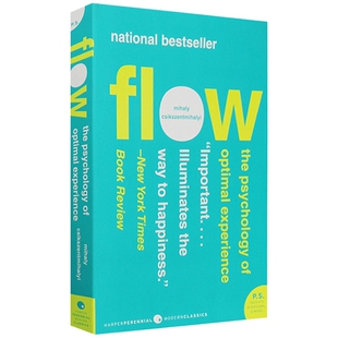 心流 当下的幸福 Flow The Psychology of Optimal Experience 英文原版 心理学名著 米哈里契克森米哈赖
