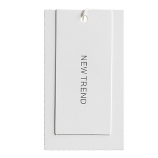 网红风服装吊牌标签定做女装通用现货高档商标衣服店价格logo定制