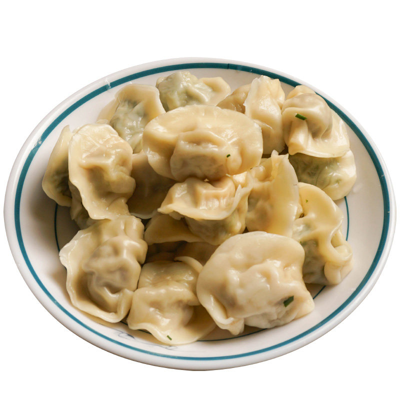 新鲜韭菜鸡蛋水饺手工东北饺子素水饺/煎饺/虾饺