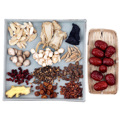 七法补血汤小叔缺铁性少血药材包