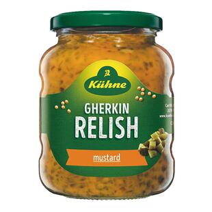 冠利低脂芥末青瓜蓉汉堡酱350g面包三明治酸黄瓜黄芥末酱料厚皮橙