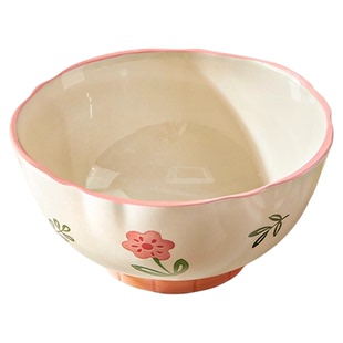 高颜值陶瓷汤碗家用2026新款大碗泡面碗8寸汤面碗釉下彩汤盆碗具