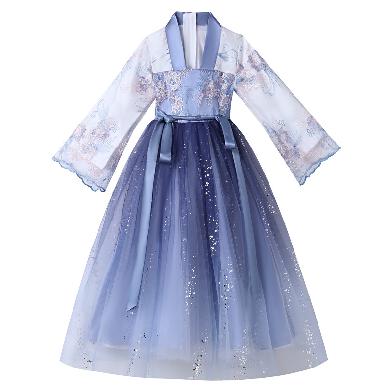 女童汉服超仙春秋连衣裙