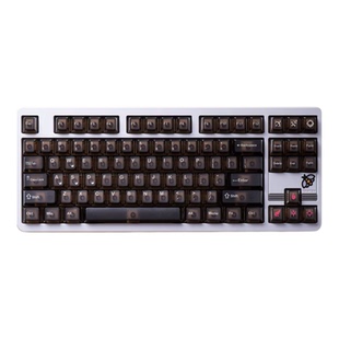Y3雾透键帽PC改性材质UV原厂高度1.6厚度黑透全套115键Y3轴同款IP