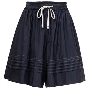 IIIVIVINIKO2025夏新款猫咪印花户外运动百慕大短裤子R520803059D