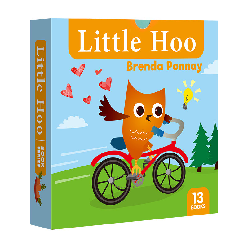 小book点读版 原版进口Little Hoo猫头鹰小呼13册 2-6岁桥梁书儿童故事绘本小孩英语启蒙单词书 幼少儿英语启蒙绘本故事书词汇书