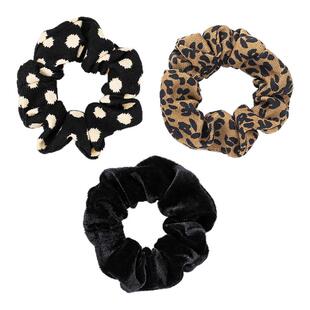 Goody歌妮大肠发圈复古波点高级感头绳丸子头扎发马尾盘发橡皮筋