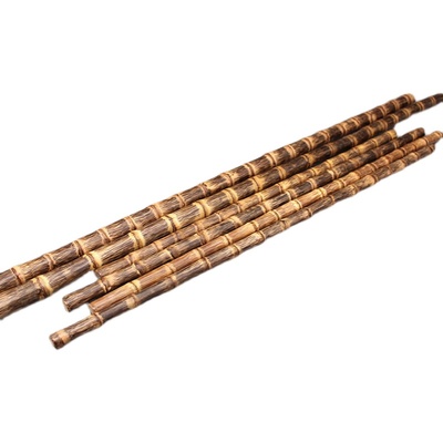 把件实心登山杖龙血金丝竹