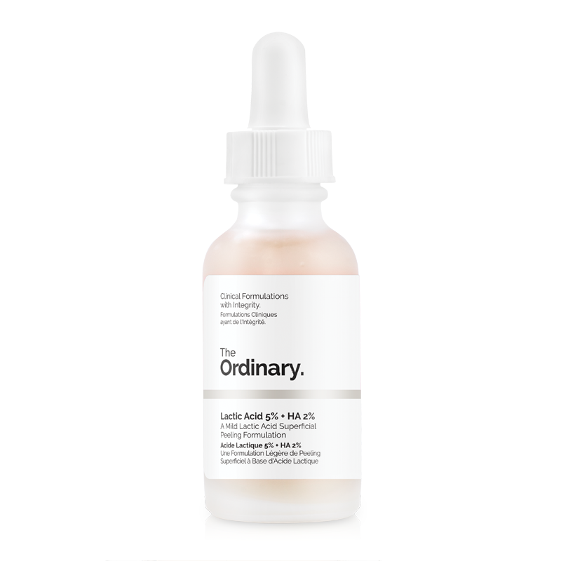 The Ordinary 5%乳酸+透明质酸精华去角质清洁毛孔均匀肤色30ml