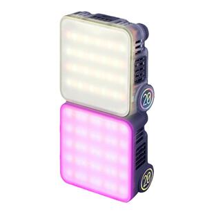 ZHIYUN智云五倍M20/M20C口袋灯迷你便携补光灯20W双色温/RGB全彩氛围灯户外拍照摄影直播常亮相机补光影室灯